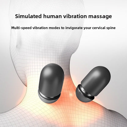 Cervical Massage Heating Pillow with Adjustable Support
