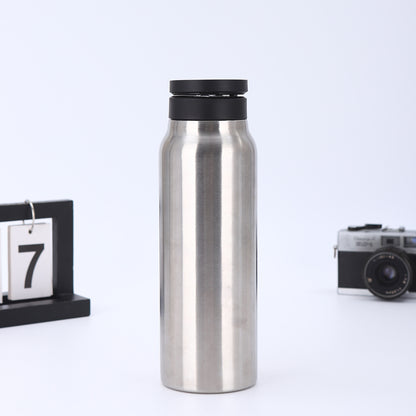 24oz Stainless Steel Insulated Water Bottle with Magnetic Phone Holder and Handle