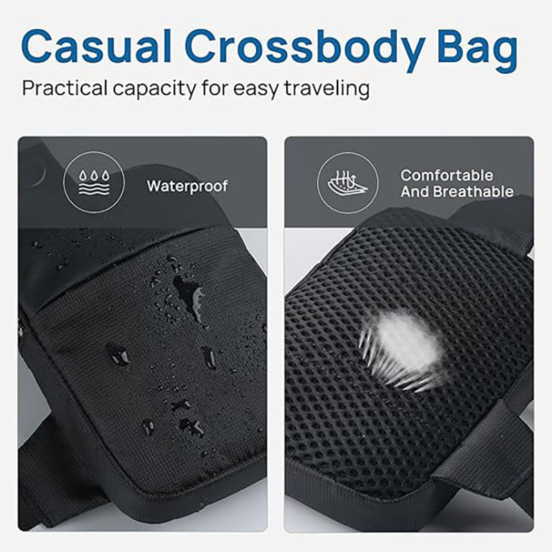 Waterproof Tactical Chest Bag | Anti-Theft Crossbody Sling Pack