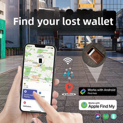 Ultra-Thin Dual System Item Tracker with Global Positioning
