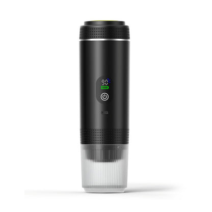Portable Espresso Machine w/ Digital Display – 3-in-1 Capsule & Ground Coffee Maker for Travel, Camping & Office