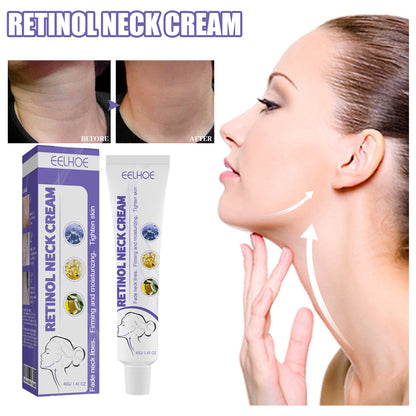 Retinol Neck Cream, Reduces Neck Lines, Moisturizes And Tightens Neck Skin Neck Massage Cream