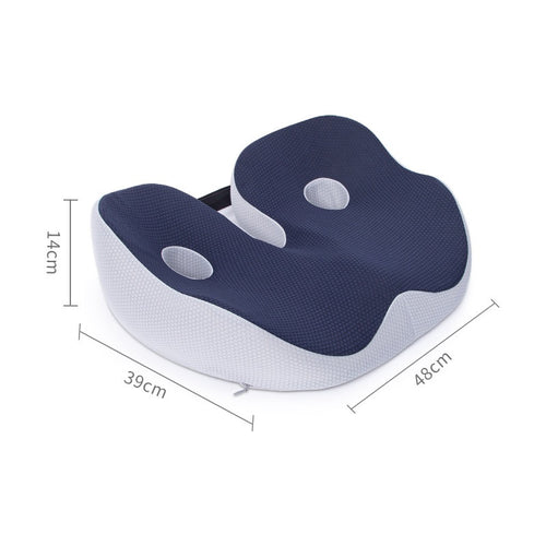 Breathable seat cushion thick memory foam cushion for long hours in the office