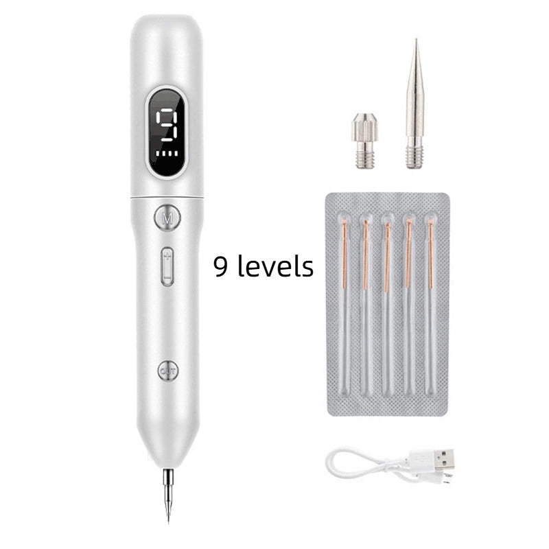 LCD dot mark pen home dot mark scanning pen laser beauty mole scanner