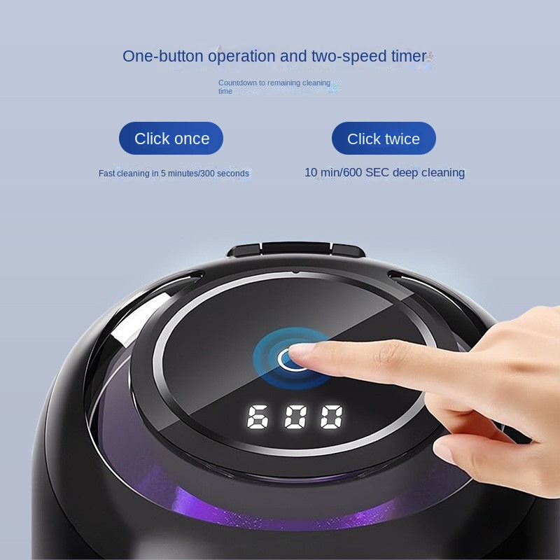 Ultrasonic Denture Cleaner Portable Retainer and Aligner Cleaning Device
