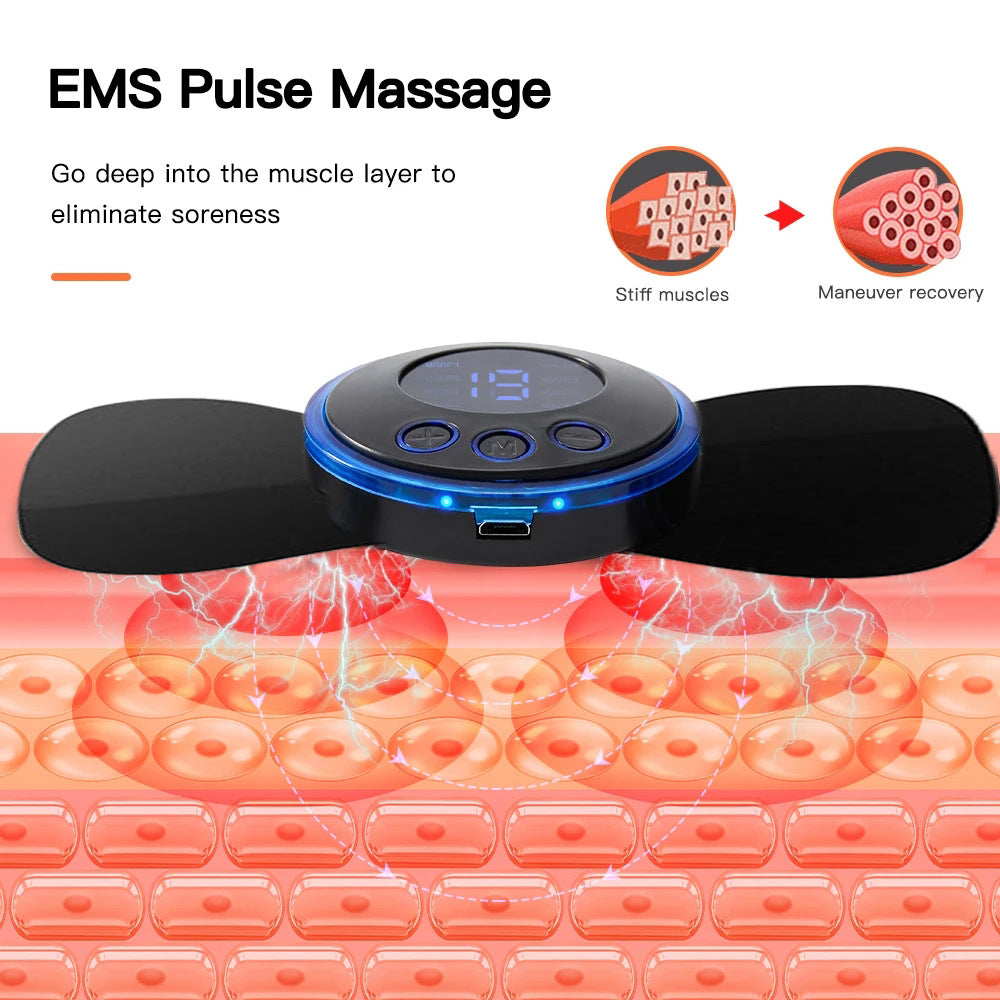 Microcurrent Neck Massager Mini Massager Cervical Spine Massager Shoulder and Neck Massager Portable Massage Patch