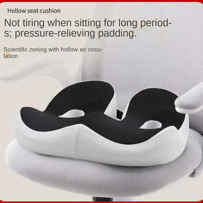 Breathable seat cushion thick memory foam cushion for long hours in the office