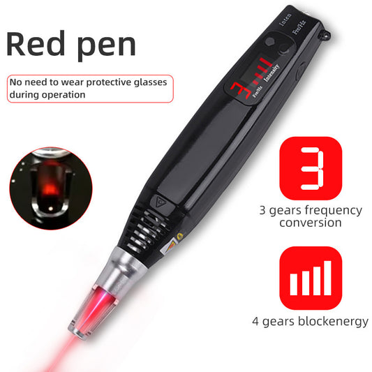 Portable Beauty Device Plasma Pen for Face Spot Removal, Home Use, Black Gold Red Blue Light Picosecond Machine