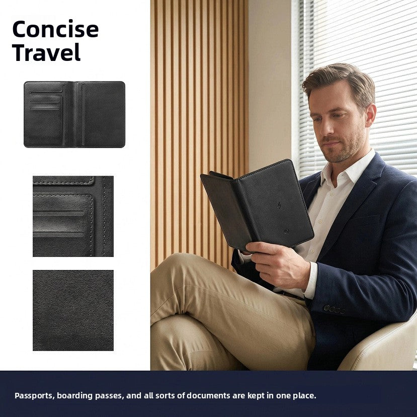 Smart Tracking Passport Case with Find My Technology