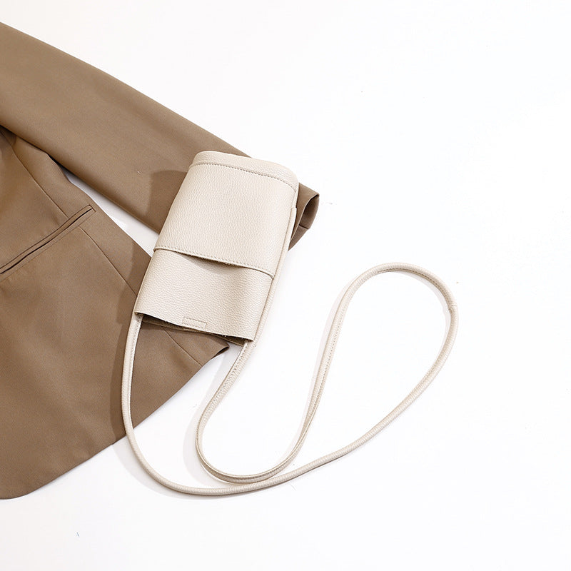 Women Soft Leather Crossbody Phone Bag