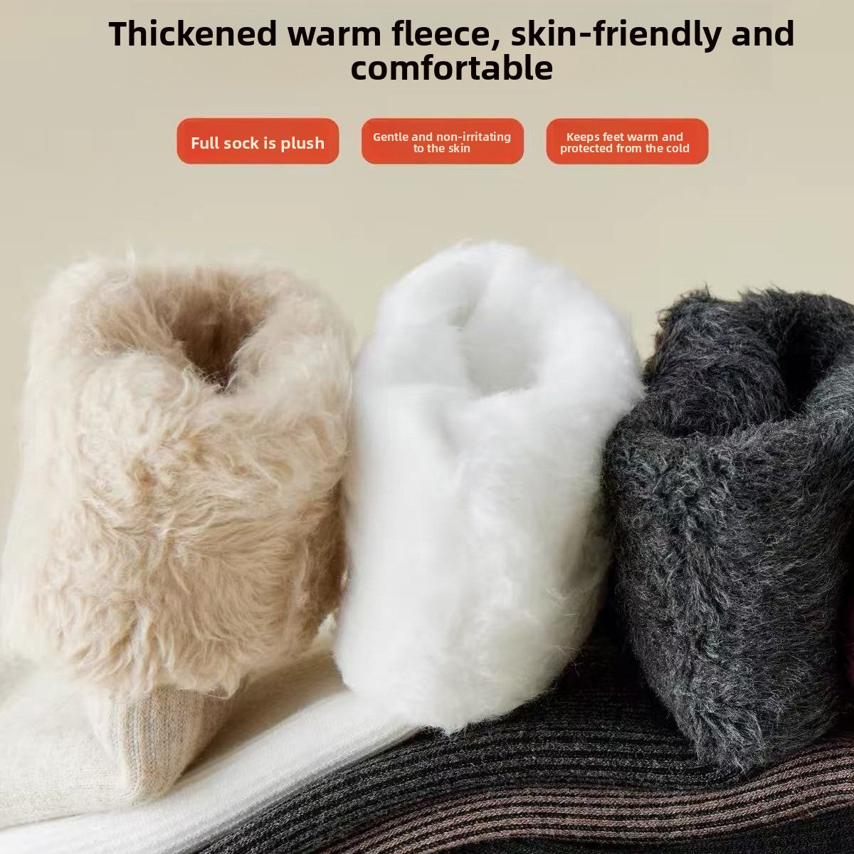 Mid-Calf Wool Blend Socks