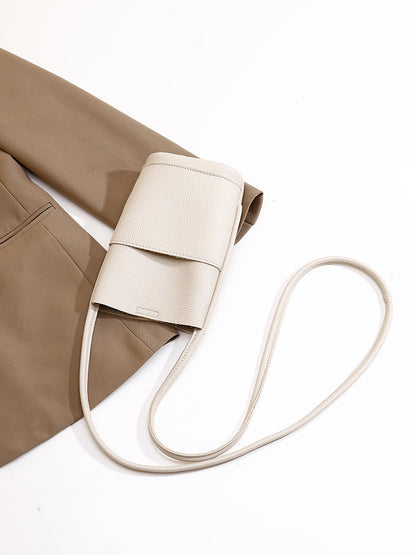 Women Soft Leather Crossbody Phone Bag