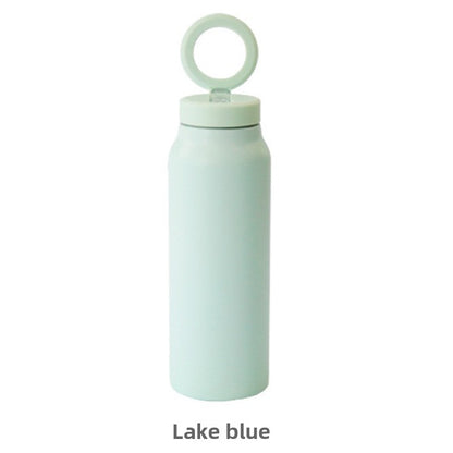 24oz Stainless Steel Insulated Water Bottle with Magnetic Phone Holder and Handle