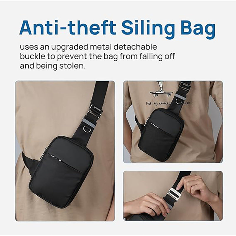 Waterproof Tactical Chest Bag | Anti-Theft Crossbody Sling Pack