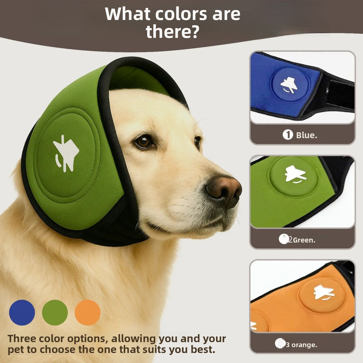 Pet Calming Earmuffs Noise Reduction Swimming Waterproof