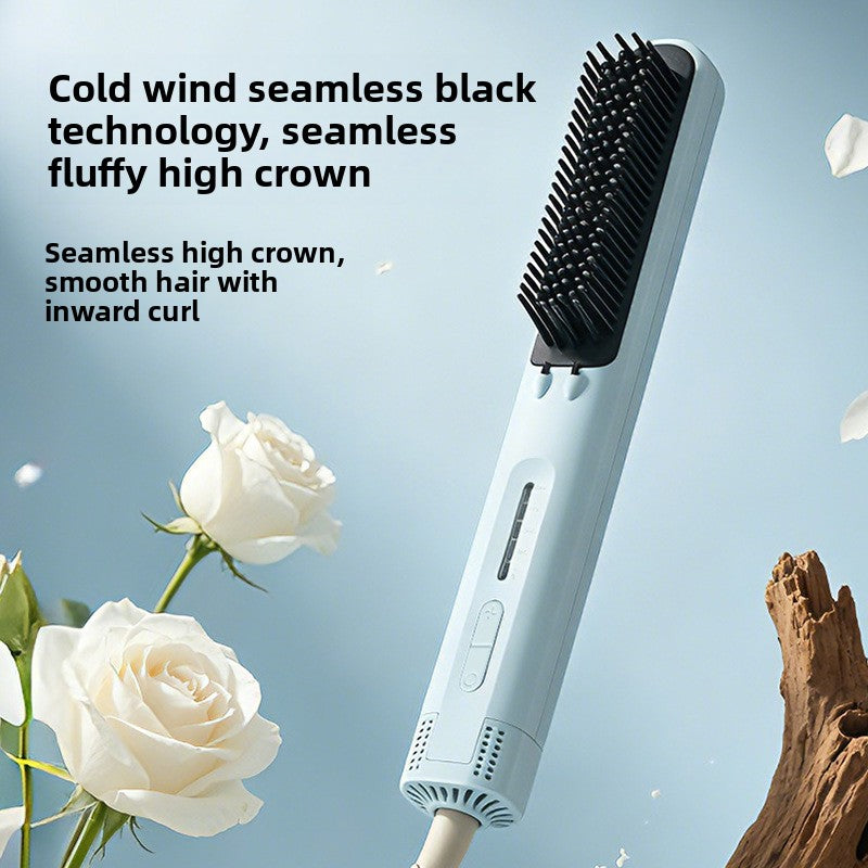 Dual Function Hair Straightener and Curling Comb with Negative Ion Technology