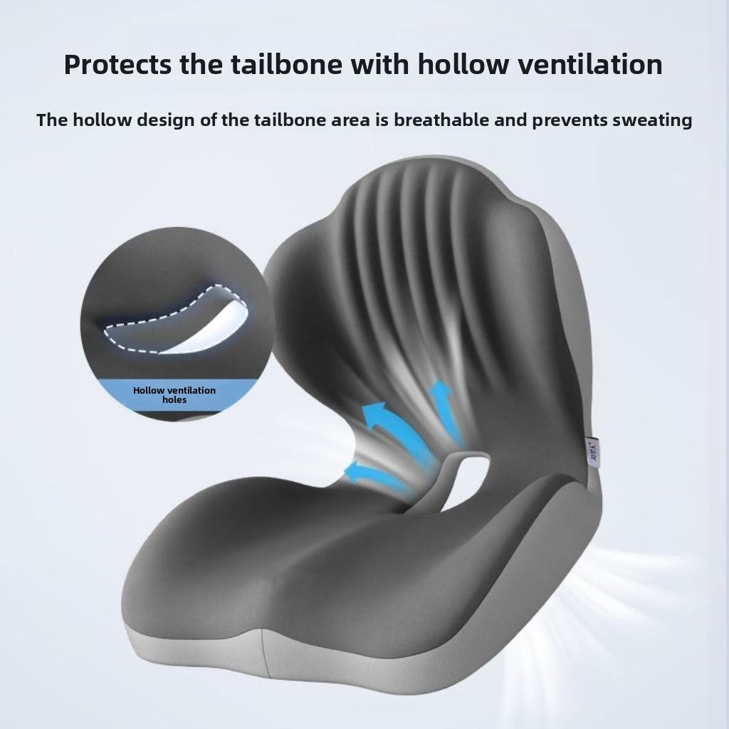 Memory Foam Office Seat Cushion with Backrest