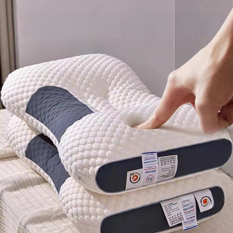 Washable knitted massage pillow