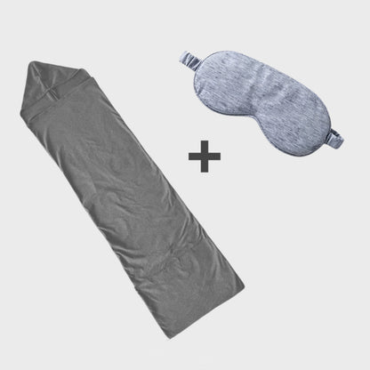 Wearable Fleece Sleeping Blanket & Lounger ? Thermal Home & Office Nap Pod