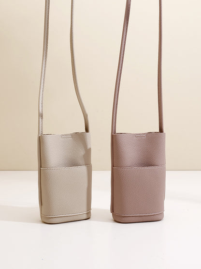 Women Soft Leather Crossbody Phone Bag