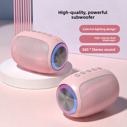 Portable Wireless Bluetooth 5.2 Speaker with Subwoofer & Heavy Bass