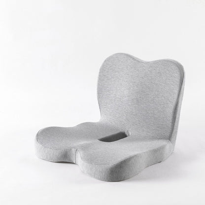 Ergonomic Memory Foam Seat Cushion & Lumbar Support ? Integrated Posture Correction Pad