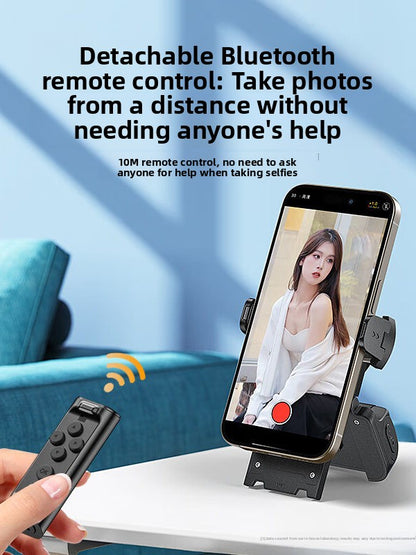 Crenov Mobile Phone Stabilizer Anti-Shake Magnetic Stand Bluetooth Remote Control Shooting Aid for Vlog Shooting Horizontally and Vertically