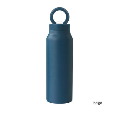 24oz Stainless Steel Insulated Water Bottle with Magnetic Phone Holder and Handle