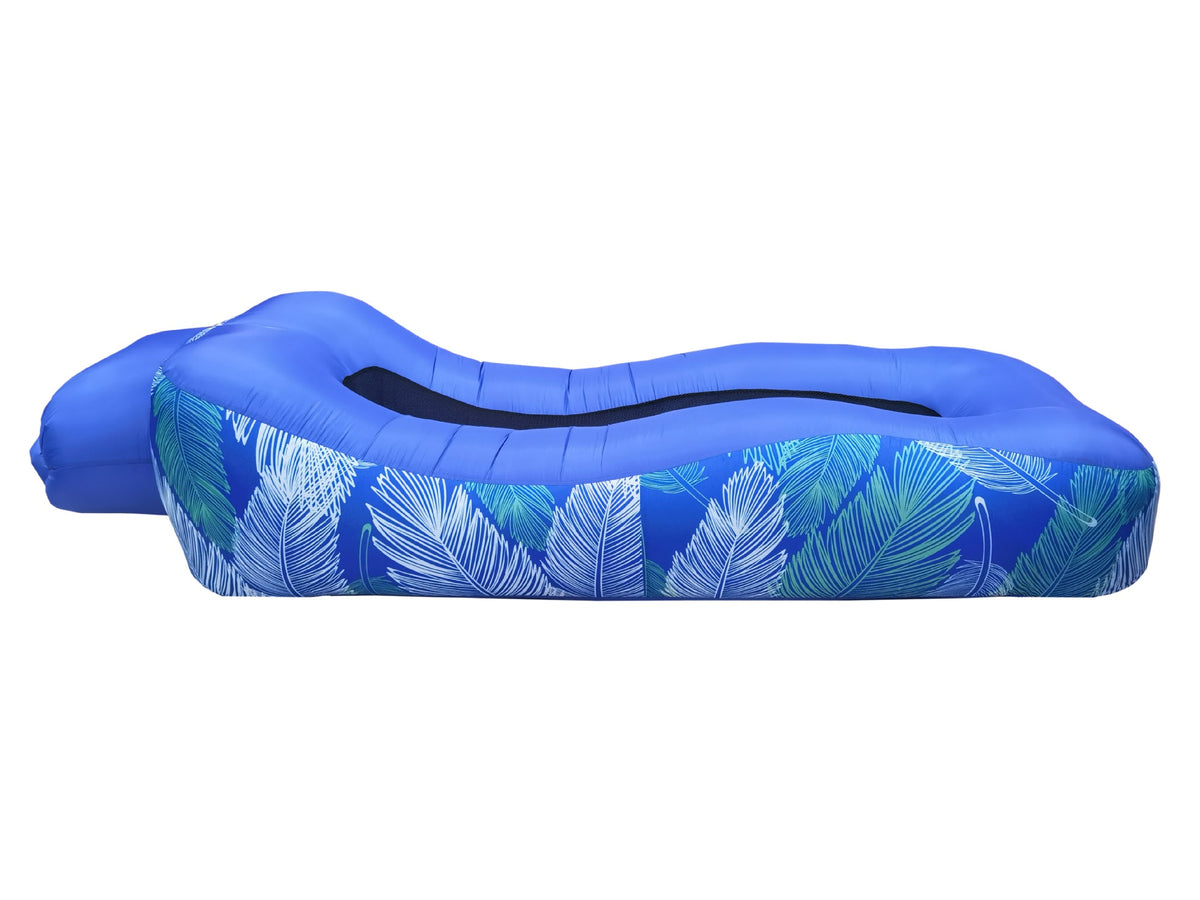 Inflatable Outdoor Air Lounger & Travel Camping Bed ? Portable Blow-Up Sofa