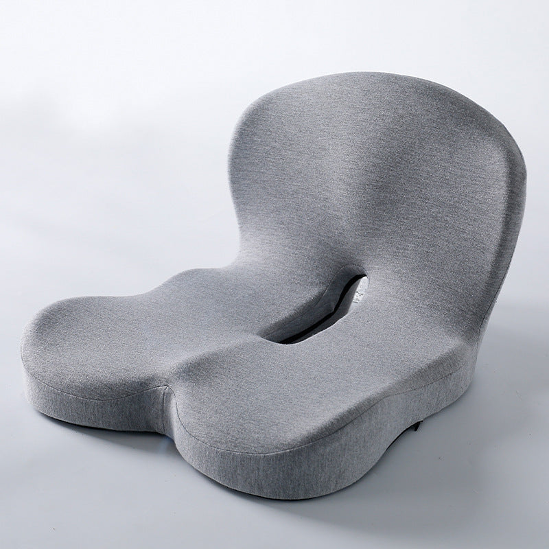 Ergonomic Memory Foam Seat Cushion & Lumbar Support ? Integrated Posture Correction Pad
