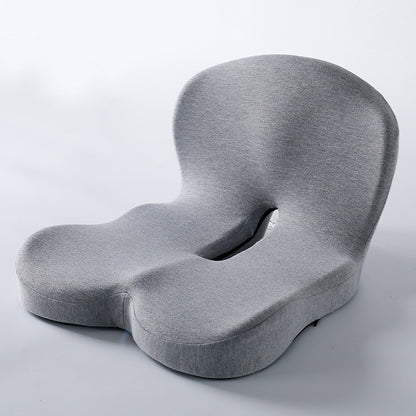 Ergonomic Memory Foam Seat Cushion & Lumbar Support ? Integrated Posture Correction Pad