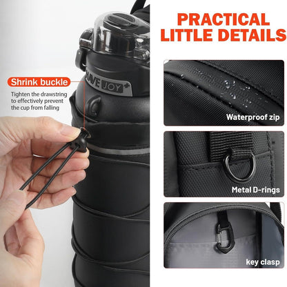 Gym Magnetic Water Bottle Bag