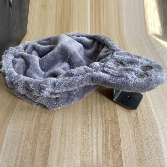 Desk-Mounted Cat Nest & Climbing Hammock ? Space-Saving Ergonomic Perch (Gray)