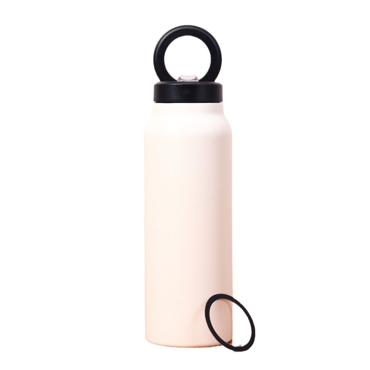 24oz Stainless Steel Insulated Water Bottle with Magnetic Phone Holder and Handle