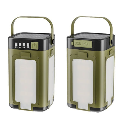 Camping lights with solar energy