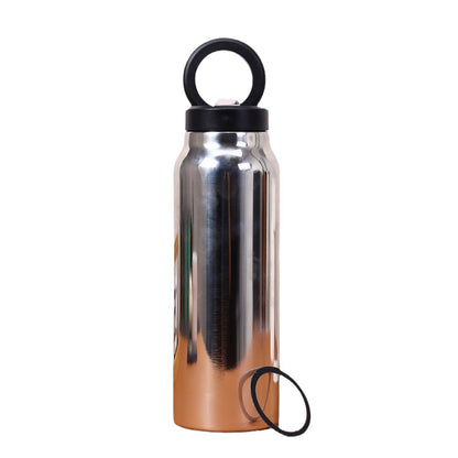 24oz Stainless Steel Insulated Water Bottle with Magnetic Phone Holder and Handle