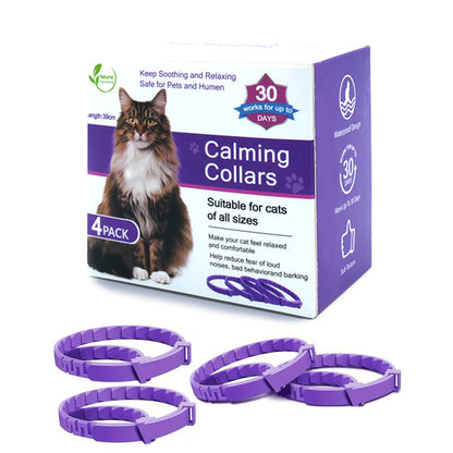 Pet Comfort Pheromone Calming Collar (4-Pack)
