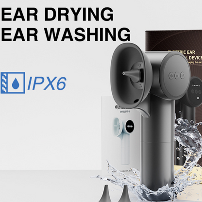 2-in-1 Electric Ear Cleaner & Warm Air Ear Dryer - Waterproof Ear Wash System