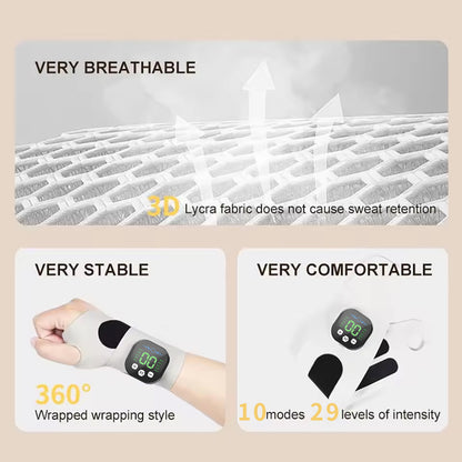 Adjustable EMS Pulse Wrist Massager