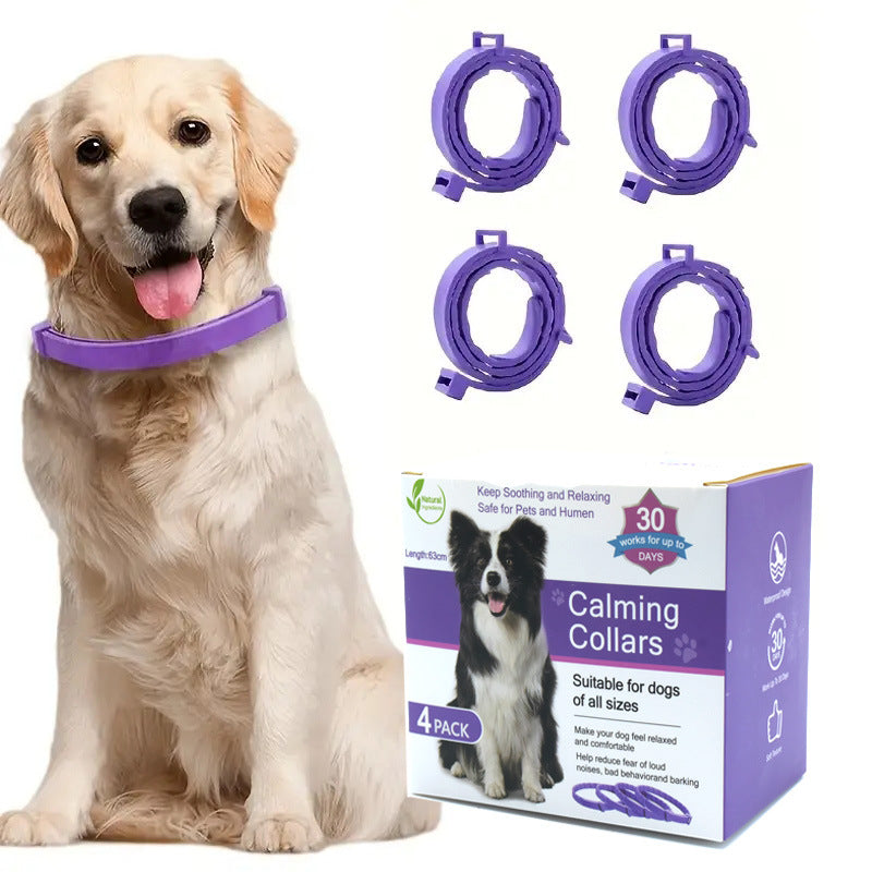 Pet Comfort Pheromone Calming Collar (4-Pack)