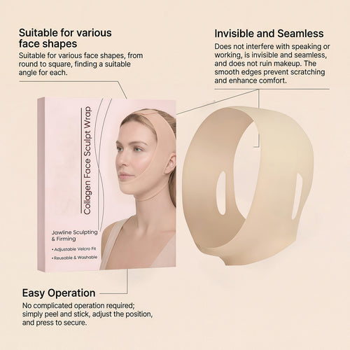 Instant Jawline Sculpting Patch | Men's V-Line Contour