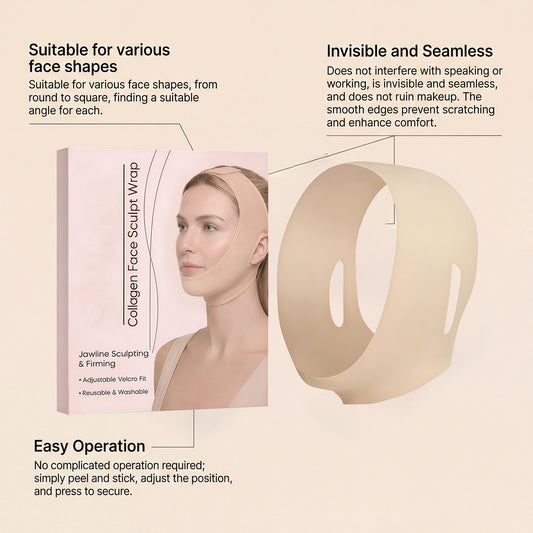 Instant Jawline Sculpting Patch | Men's V-Line Contour