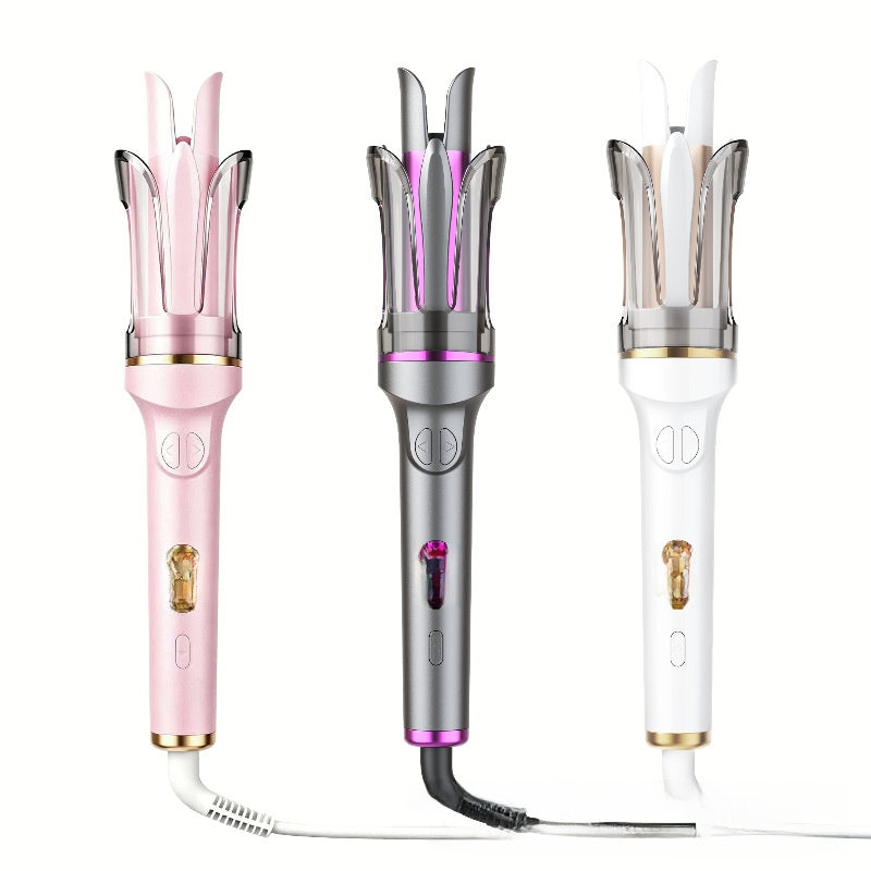 32mm Automatic Ceramic Rotating Curling Wand - Big Wave Styler
