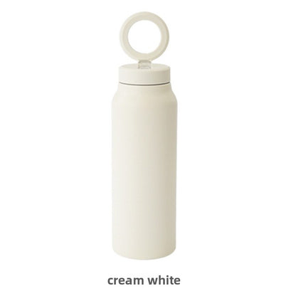 24oz Stainless Steel Insulated Water Bottle with Magnetic Phone Holder and Handle