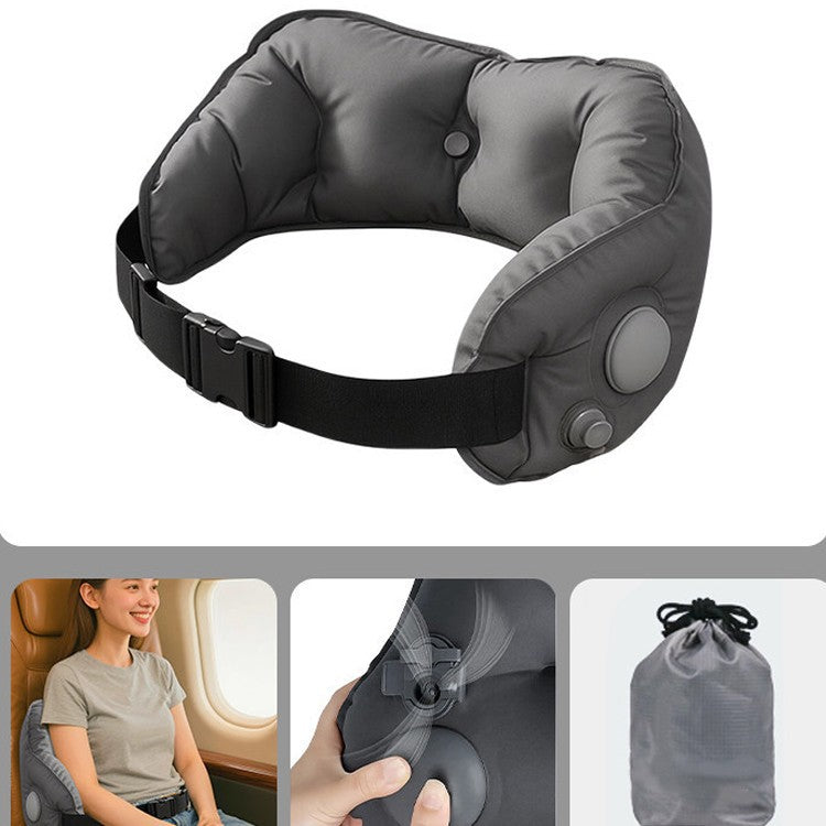 Portable Inflatable Lumbar Support Cushion