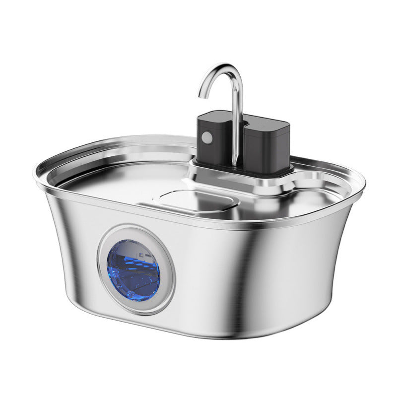 Wireless Stainless Steel Automatic Sensor Pet Water Fountain