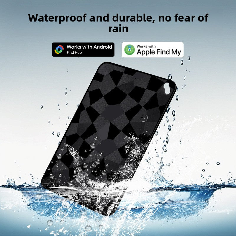 Ultra-Thin Dual System Item Tracker with Global Positioning