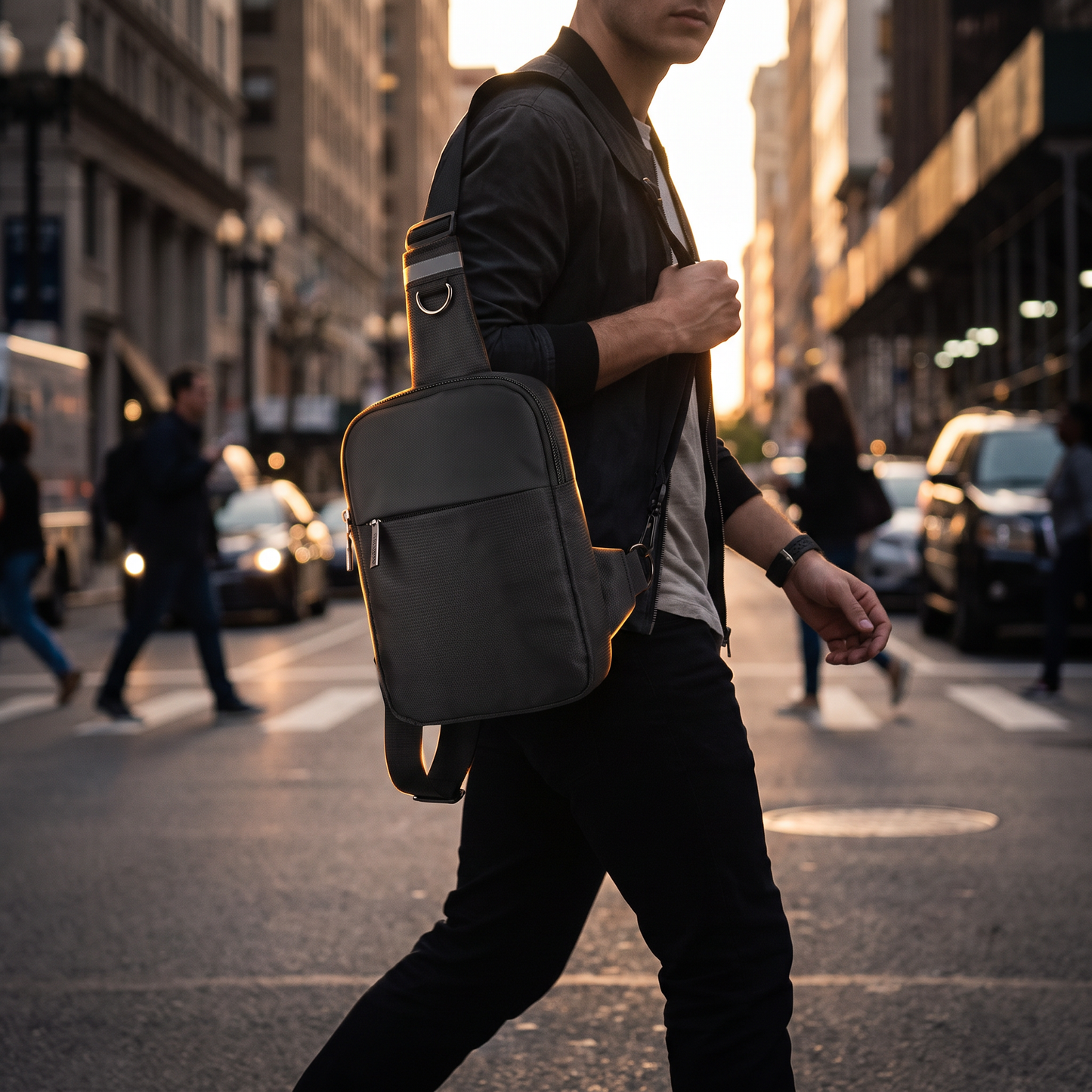 Waterproof Tactical Chest Bag | Anti-Theft Crossbody Sling Pack